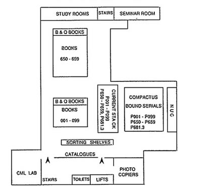Floor plan of level five, 1992