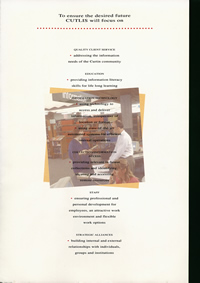Curtin University of Technology Library and Information Service statement, 1992 (page 3) 