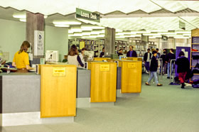 The new loans desk on level two, 1992