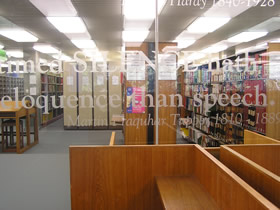 The silent zone on level four of Robertson Library, 2006