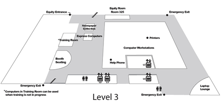 Floor plan of level three, 2012