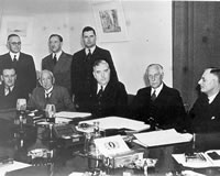 Inaugural meeting of the Advisory War Council, 28 October 1940. JCPML00376/131. 