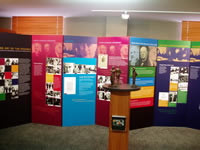 Exhibition at MacArthur Museum, Brisbane, Qld.