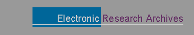 Electronic Research Archives