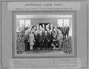 John Curtin Prime Ministerial Library.  Records of Lloyd Ross.  Delegates at ALP Federal Conference, Canberra, 26 May 1930.  JCPML00617/66/32