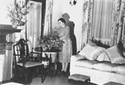 Mrs Curtin at the Lodge, Canberra ca 1942. JCPML00139/45.