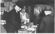 JCPML.  Records of David Black.  John Curtin casting a ballot 1937.  JCPML00180/64.