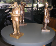 Bronze statues of John Curtin