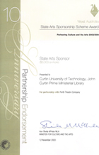 WA State Arts Sponsorship Award