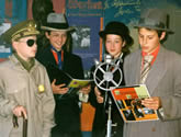 Students from Collier Primary School participating in the drama program 'A week on the wireless' at the JCPML