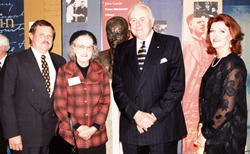 Mr Whitlam with members of the Curtin family