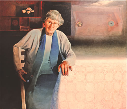 Portrait of Elizabeth Jolley by Ben Joel