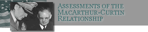 Assessments of the Curtin-MacArthur relationship