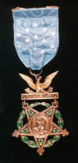 Medal of Honor awarded to General MacArthur, 1942. JCPML00786/1.