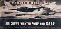 Air crews wanted now poster