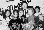 Hazel Hawke with Pat Edgar at 'Lift Off' funtion, 1992