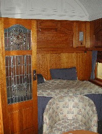 Bedroom of 'Prince of Wales' carriage