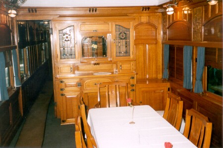Stateroom of the 'Prince of Wales' carriage