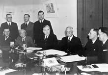 Inaugural meeting of the Advisory War Council, 28 October 1940. JCPML00376/131