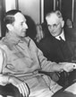 General MacArthur and PM Curtin. JCPML00265/1