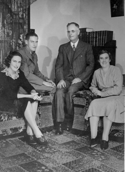 The Curtin family, 24 Jarrad St Cottesloe, 1937. JCPML00376/40