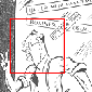 Detail from cartoon 'Exelsior' by Ted Scorfield