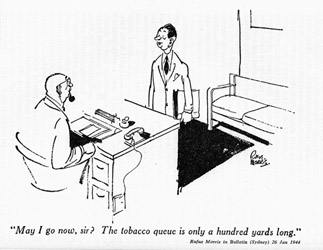 Cartoon: Rufus Morris, Bulletin (Sydney), 26 January 1944