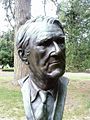 Bust of Malcolm Fraser, Prime Ministers Avenue, Ballarat Botanical Gardens