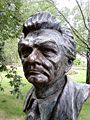 Bust of Bob Hawke, Prime Ministers Avenue, Ballarat Botanical Gardens
