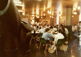 Bookmark coffee shop on level three, 1980s