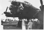 Prime Minister Curtin with RAAF men in Great Britain, 1944