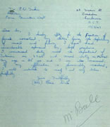 Letter of Application by Mrs Elsie Dale to Mr E W Tonkin