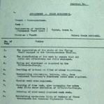 Duty statement for Grade 3 Typist, c. 1940