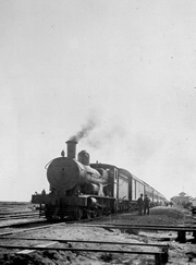 John Curtin Prime Ministerial Library.  Records of Alex McCallum.  Trans Australian train, 1928.  JCPML00830/175/43