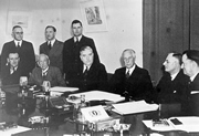 John Curtin Prime Ministerial Library.  Records of the Curtin Family.  Inaugural meeting of the Advisory War Council, 28 October 1940.  JCPML00376/131