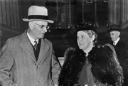 John Curtin Prime Ministerial Library.  Records of the Curtin Family.  PM John Curtin with Sir Owen Dixon (Australian Ambassador to USA) Washington, 23 April 1944.  JCPML00376/66s