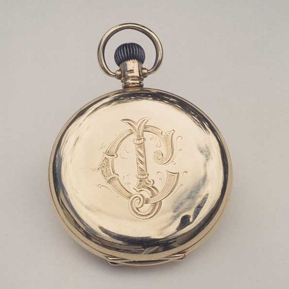 Gold pocket watch presented to John Curtin in 1924