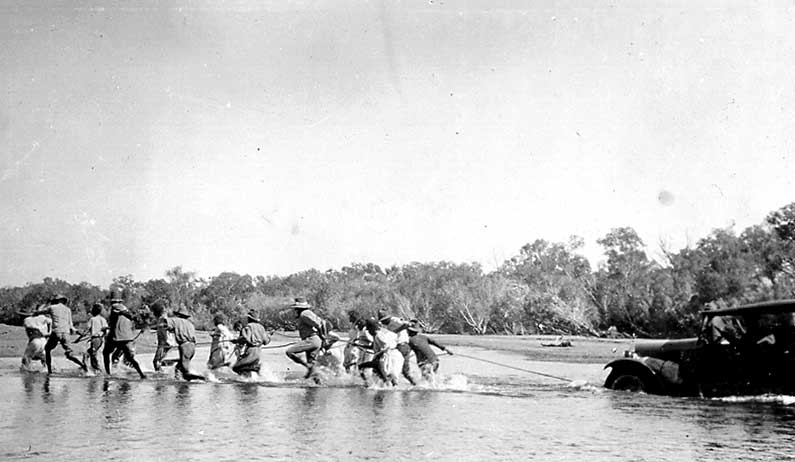 Crossing the Negri River, 1926