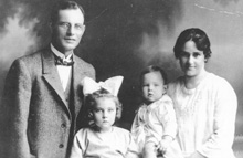 John and Elsie Curtin with their children