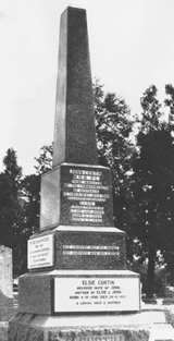 John & Elsie Curtin’s memorial tombstone at Karrakatta,n.d. Records of David Black. JCPML00180/56.