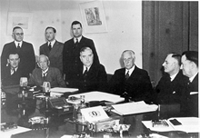 Inaugural meeting of the Advisory War Council, 28 October 1940. Records of the Curtin Family. JCPML00376/131.