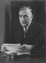 The Rt. Hon. R.G. Menzies P.M. of Australia broadcasting to the nation the news of the outbreak of war, 1939 [picture]. Courtesy National Library of Australia.