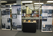 The travelling exhibition at the Robertson Library, Curtin University of Technology