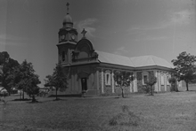 New Norcia church, 1937?. Courtesy of the State Library of WA