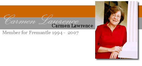 Carmen Lawrence - Member for Fremantle 1994-