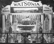 Display of Watson's products at the Perth Royal Show. 