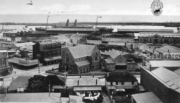 View of Fremantle looking north west, 1910/1911. 