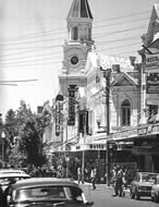 Intersection of High and Market Streets, Fremantle, c 1980.