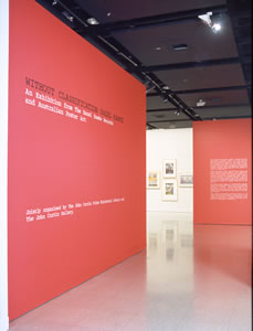 Entry to exhibition 'Without Classification', 2002