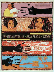 Colin Russell, Another Planet Posters,  White Australia has a black history